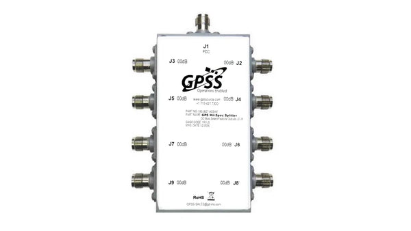 セキュリティ HALI GPS 1x8 Port Ruggedized Splitter (MS18GT) – GPS Source