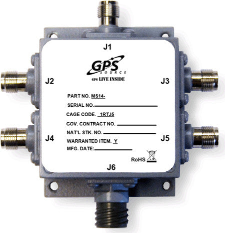 GPS衛星ナビゲイジョン GPS 1x4 Military Qualified Splitter (MS14) – GPS Source