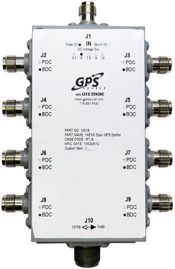 GPS 1x8 Military Qualified Splitter (MS18) – GPS Source