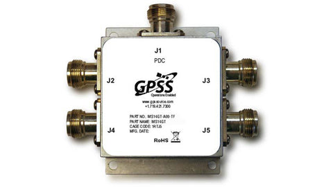 GPS 1x4 Military Qualified Splitter (MS14GT)