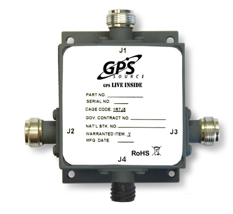 GPS 1x2 Military Qualified Splitter (MS12)