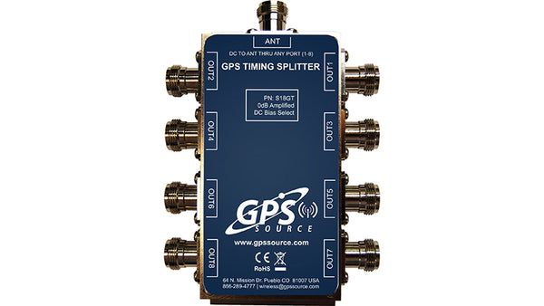Wireless Timing Splitter GPS 1x8 Timing Splitter (S18GT) – GPS Source