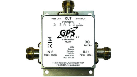 C21 GPS Signal Combiner