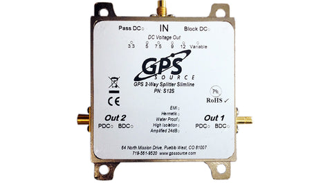 GPS 1x2 Slimline Splitter (S12S)