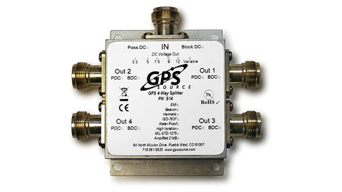 GPS 1x4 Standard Splitter (S14)
