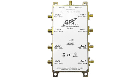 GPS 1x8 Slimline Splitter (S18S-A)
